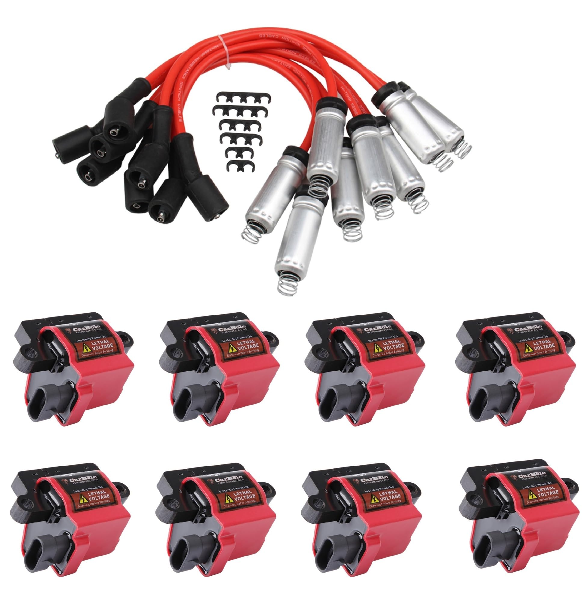 Amazon.com: CarBole 8Pcs Ignition Coil Pack + 8Pcs 8mm Spark Plug